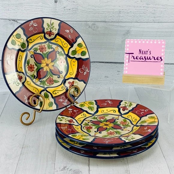 Pier 1 Dining Pier One Vallarta Hand Painted Earthenware Salad